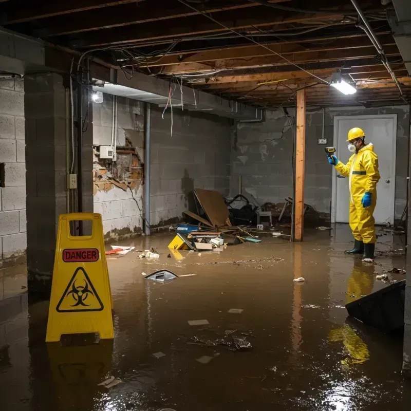 Flooded Basement Electrical Hazard in Grand Isle County, VT Property